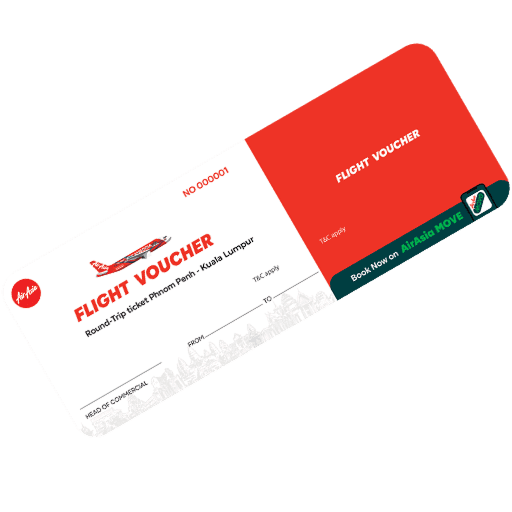 AirAsia flight ticket