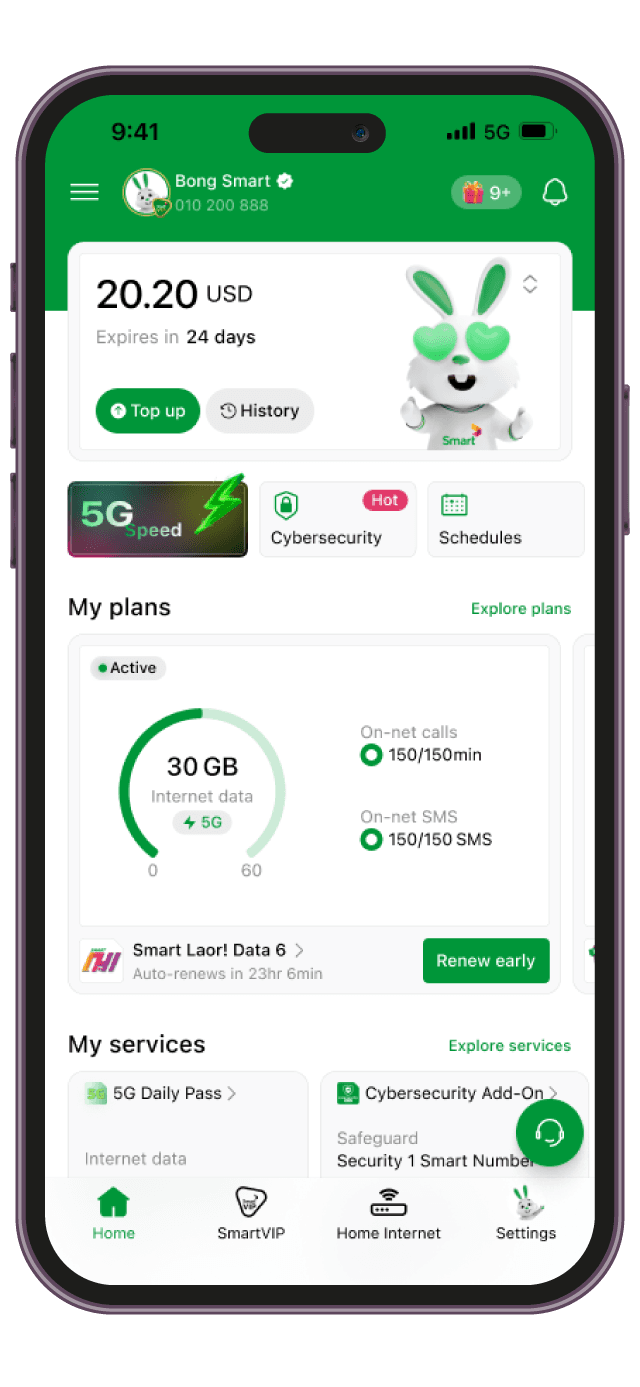 Log in to the SmartNas app each day = 1 entry