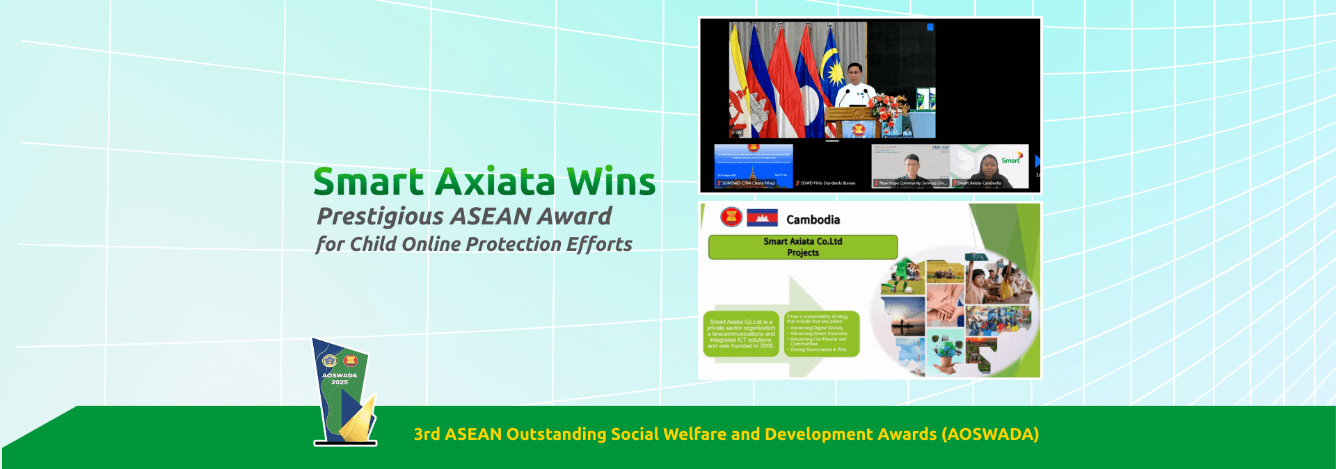 Smart Axiata Wins Prestigious ASEAN Award for Child Online Protection Efforts