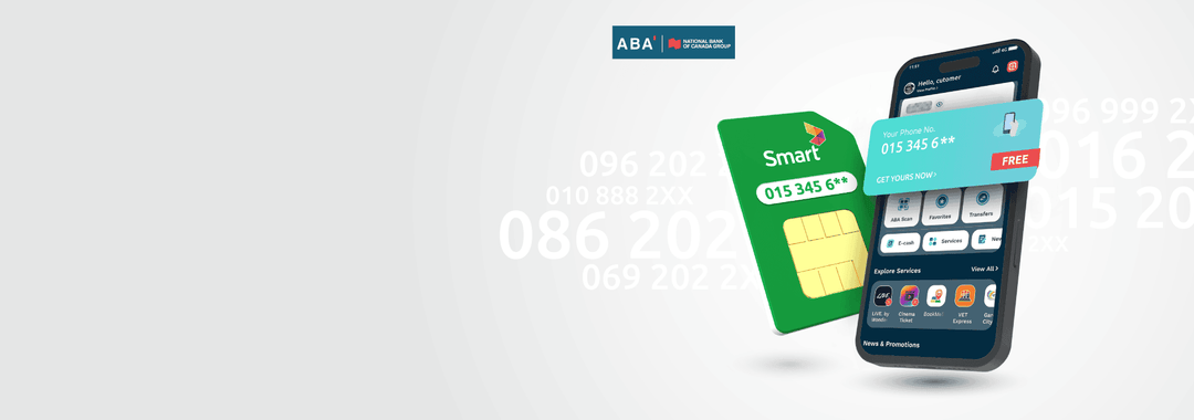 Get a special ABA account number FREE! | Smart Axiata