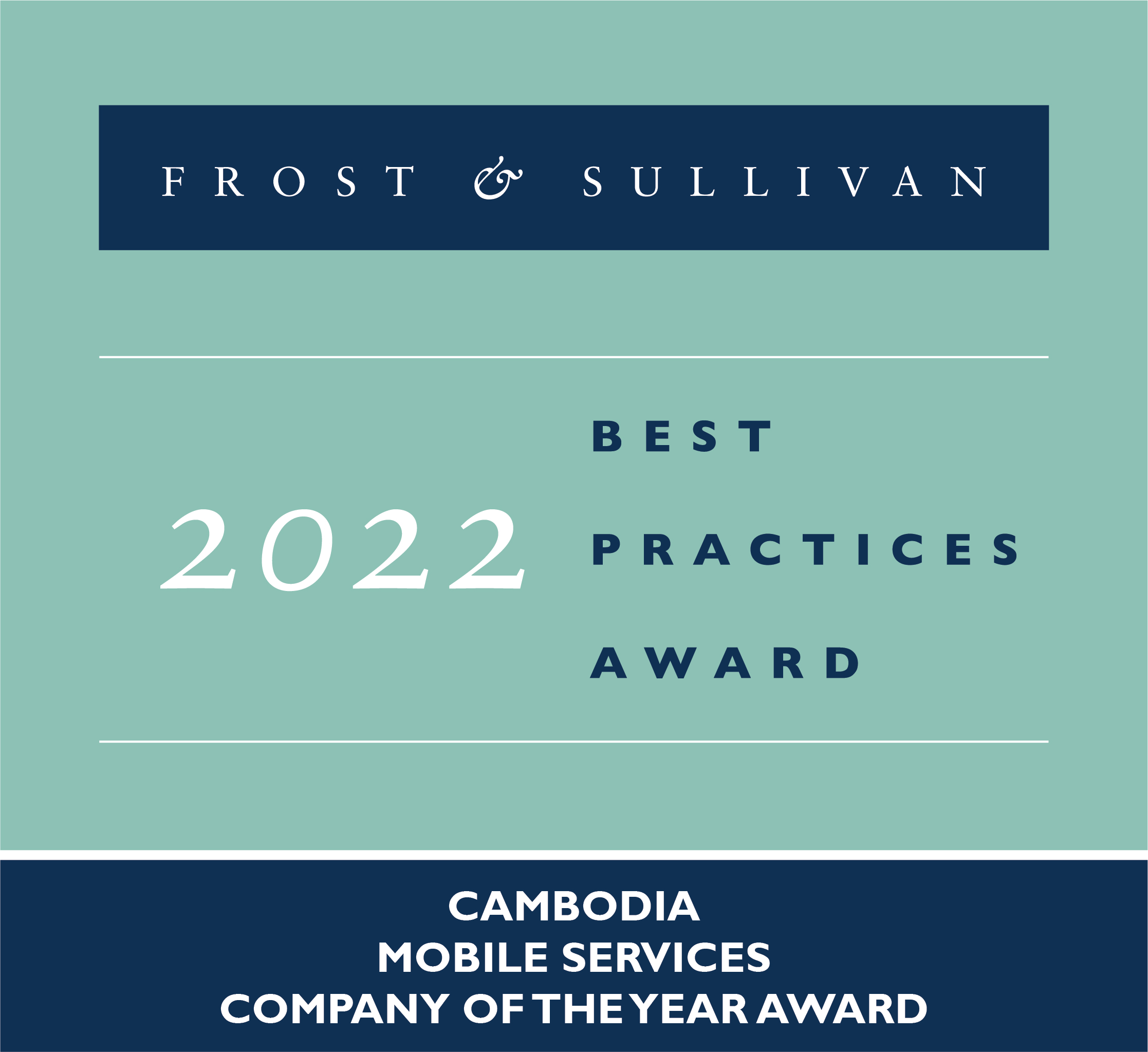 Mobile Service Provider 2022 by Frost and Sullivan​